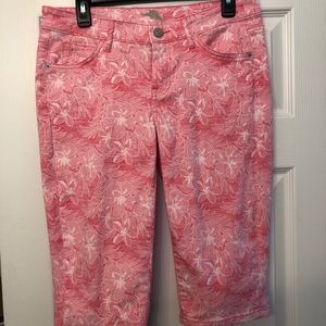 Tommy Bahama Women's Boardwalk Capri Pink Jeans
